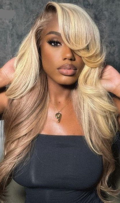Blonde & Brown Lace Front Wig