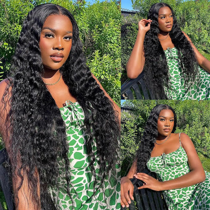Wear And Go Glueless Water Wave Lace Front Wig