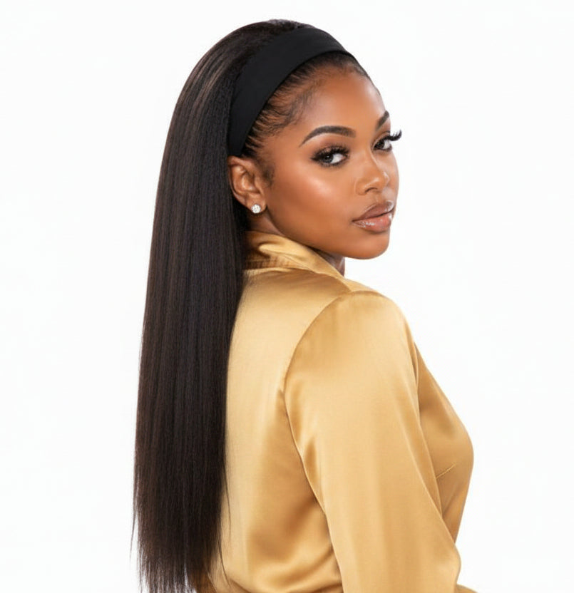 Yaki Straight Headband Wig