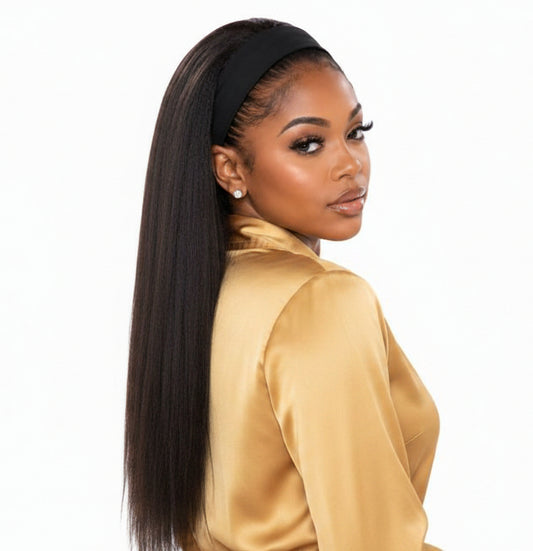 Yaki Straight Headband Wig