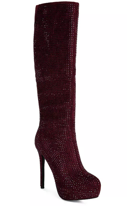 Nebula Diamante Women's Knee-High Boots