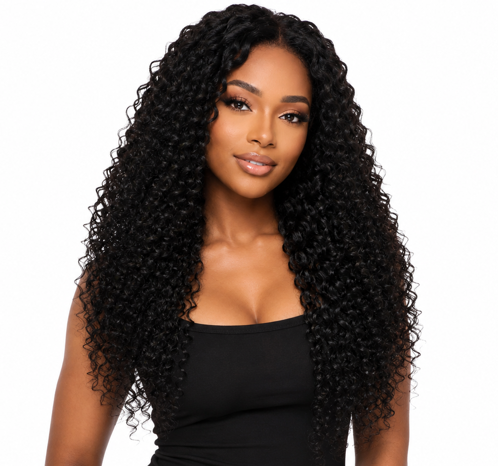 Kinky Curly Half Wig