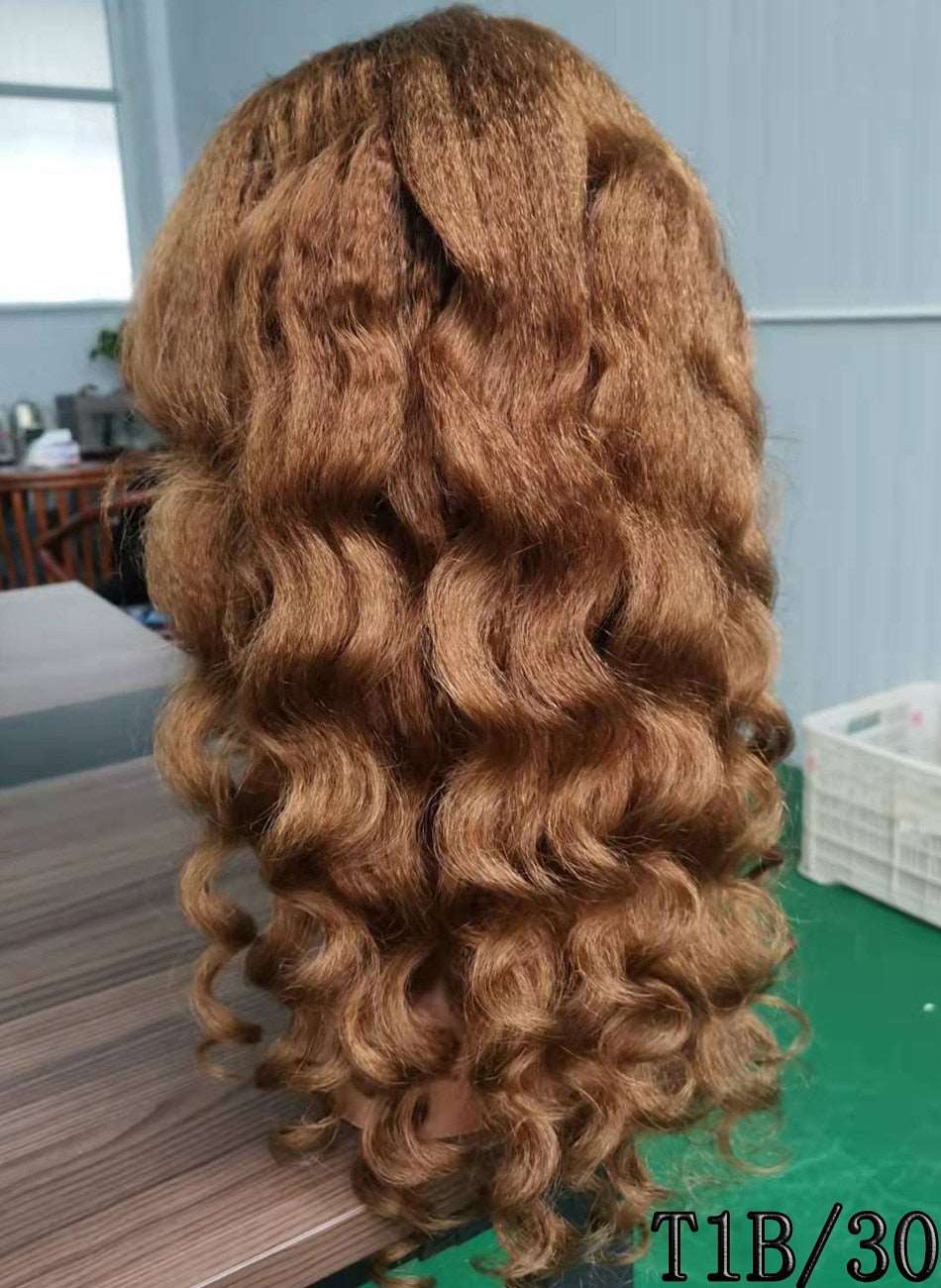 Brazilian Ombre Yaki Human Hair Wig