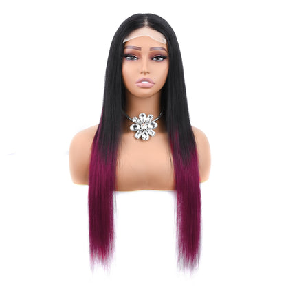 99J Ombre Straight Lace Front Wig
