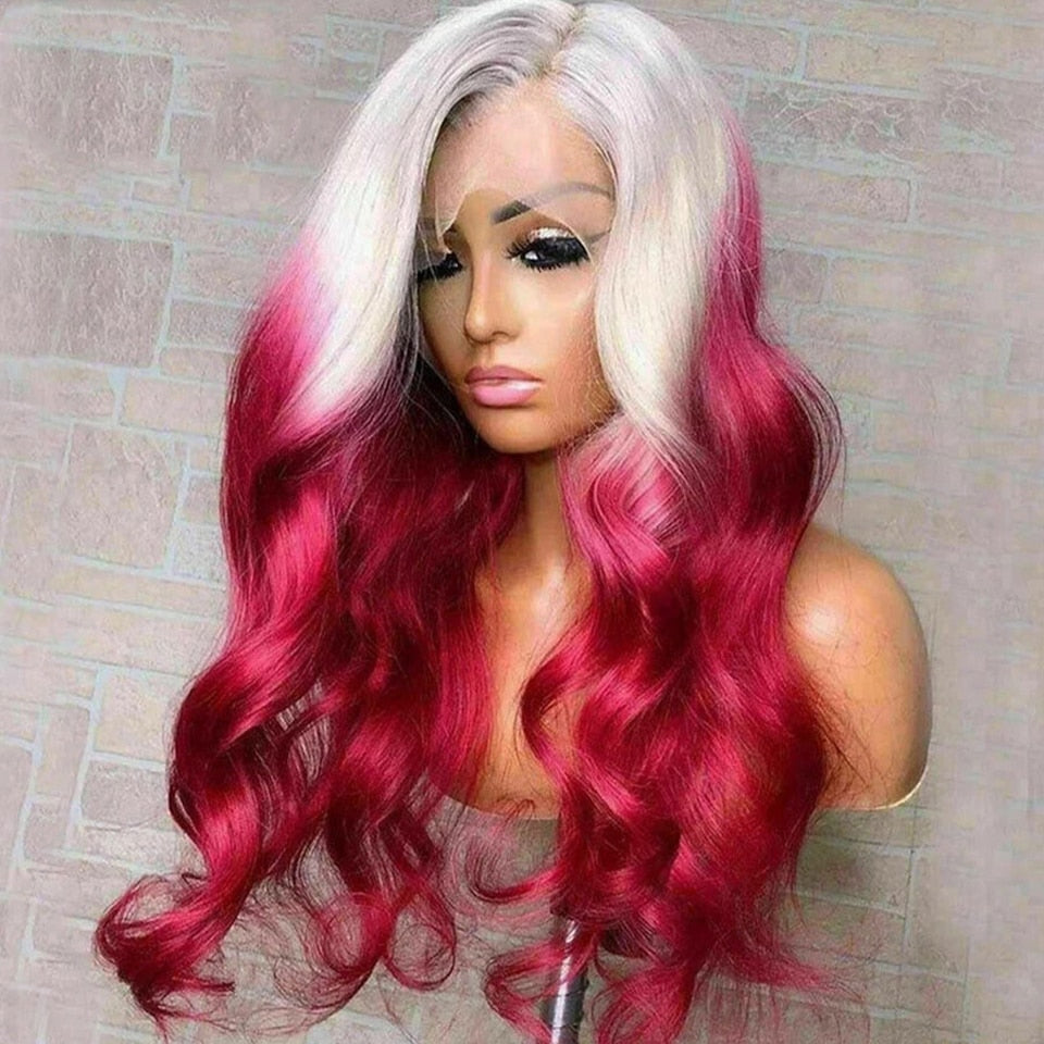 Ombre Wavy Lace Front Wig